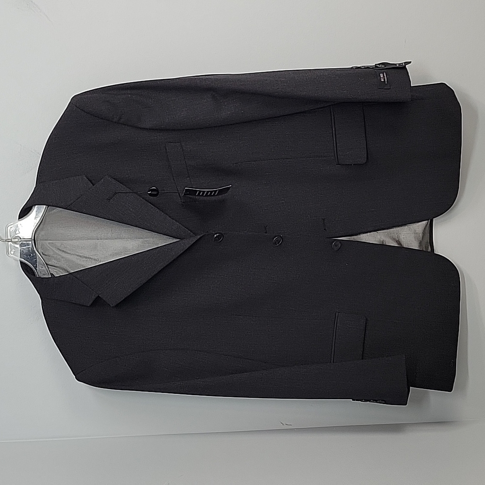 AXCESS 42S Wool Suit Jacket Sport Coat in Charcoal Gray